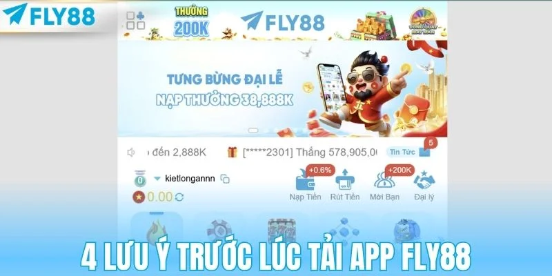 4 lưu ý trước lúc tải app FLY88