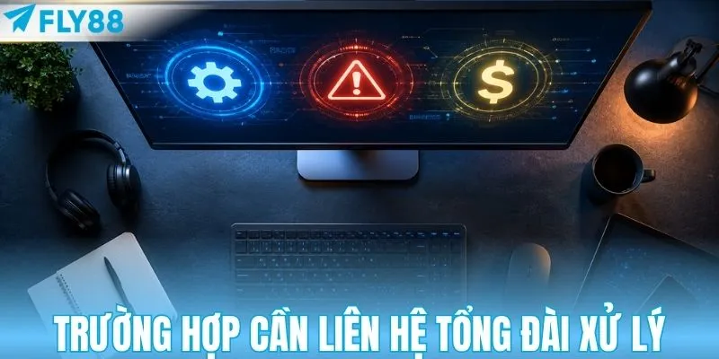 Những trường hợp cần liên hệ tổng đài xử lý ngay