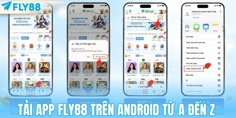Tải app FLY88 trên iOS theo từng thao tác 