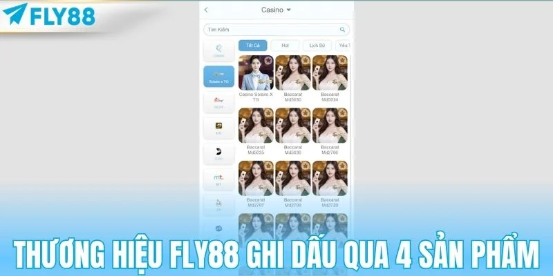 Thương hiệu FLY88 ghi dấu qua 4 sản phẩm
