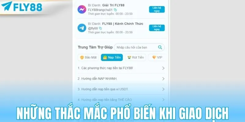 Tìm hiểu những thắc mắc phổ biến khi giao dịch