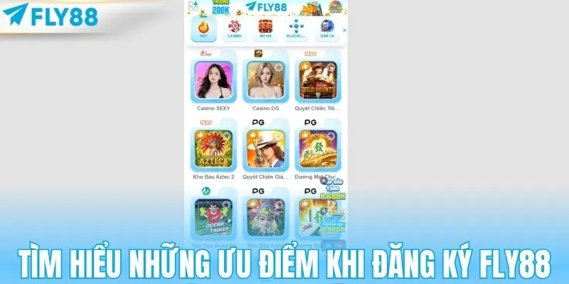 Tìm hiểu những ưu điểm khi đăng ký FLY88