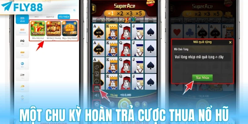 Các chu kỳ hoàn trả cược thua nổ hũ phổ biến