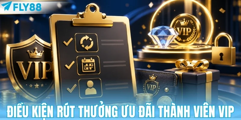 Điều kiện rút thưởng ưu đãi thành viên VIP tại FLY88