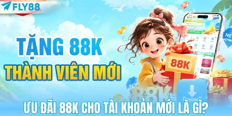 Khám phá ưu đãi 88k cho tài khoản mới